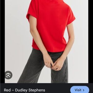 Dudley Stephens Red Women's Top
